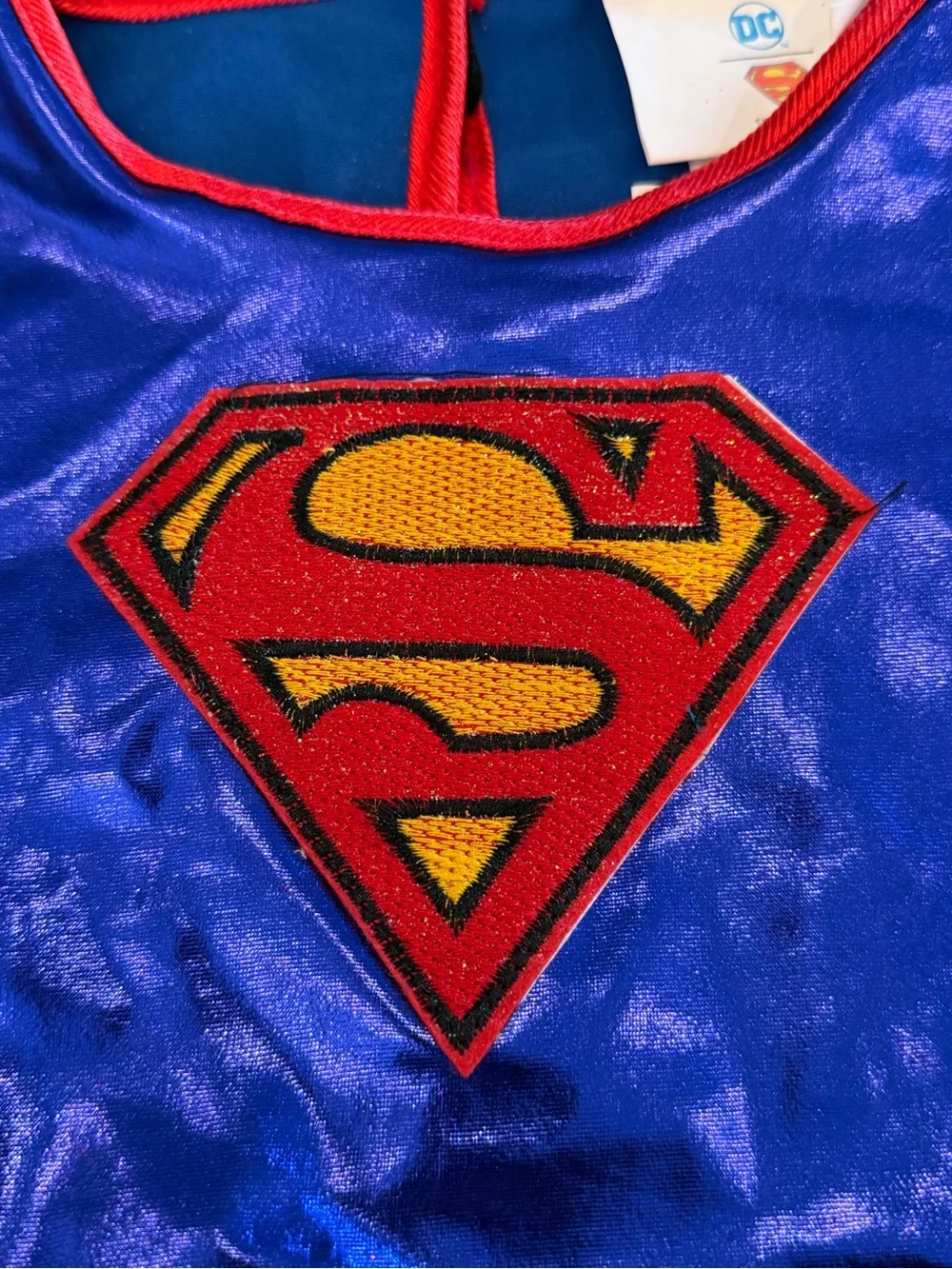Supergirl Childs Halloween Costume Medium Tutu Skirt Rubies Superhero DC Comics